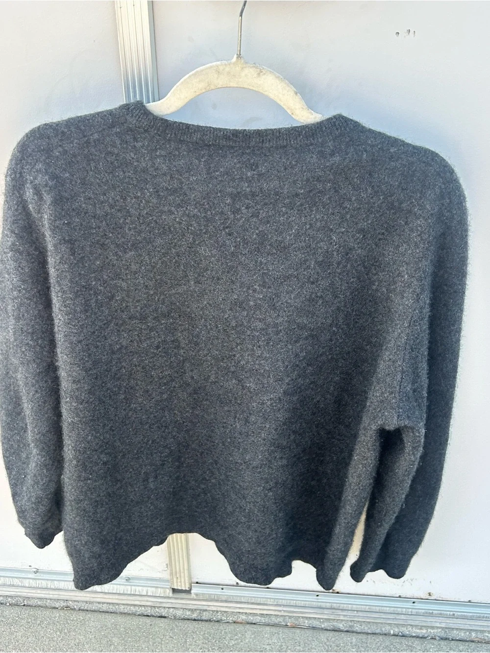Charter Club Grey 100% CASHMERE Sweater.
